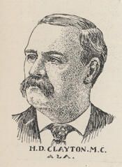 Representative Henry De Lamar Clayton - Alabama Democratic