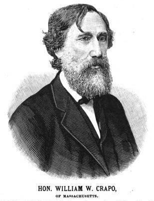 Representative William Wallace Crapo - Republican Massachusetts