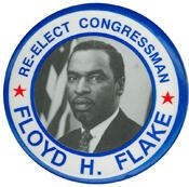 Representative Floyd Harold Flake from New York Representative Floyd Harold Flake - Democratic New York