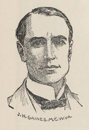Representative Joseph Holt Gaines - Republican West Virginia
