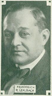 Representative Frederick Reimold Lehlbach from New Jersey Representative Frederick Reimold Lehlbach - Republican New Jersey