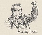 Representative John Jacob Lentz - Ohio Democratic