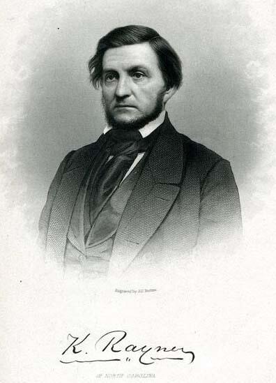 Representative Kenneth Rayner - Whig North Carolina