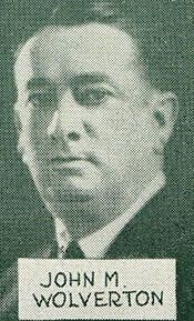 Representative John Marshall Wolverton from West Virginia Representative John Marshall Wolverton - Republican West Virginia