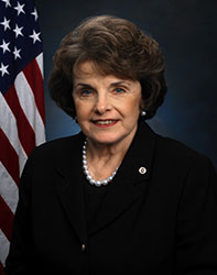 senator Dianne Feinstein - Democratic California