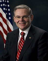 senator Robert Menendez from New Jersey senator Robert Menendez - Democratic New Jersey