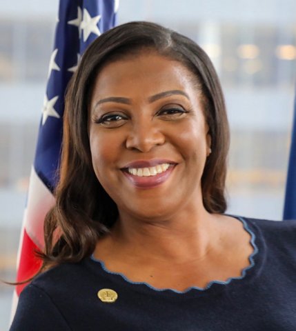 Attorney General Letitia James from New york Attorney General Letitia James - Democratic New york